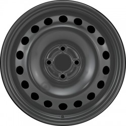 Jante acier ALCAR Stahlrad 9985 • 6,5x16 • 4x100 • ET49 • CB60 • Noire