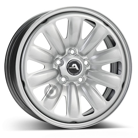 Jante acier ALCAR Hybridrad 01 Silver (argent) • 6,5x16 • 5x112 • ET50 • CB57 • Poids 10kg