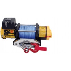 Treuil T-MAX ATW-4500 2040kg 12v Pro Series Avec Câble Synthétique