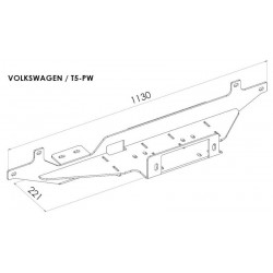 Platine treuil Volskwagen Transporter T5 