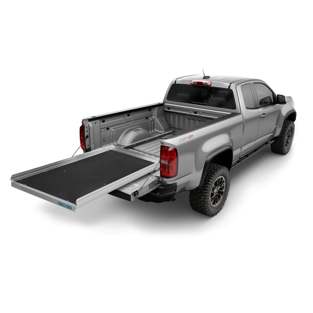 Plancher coulissant DECKED Cargo Glide • Capacité 450kg • Dimensions 1422x1041mm • Extension 70 %