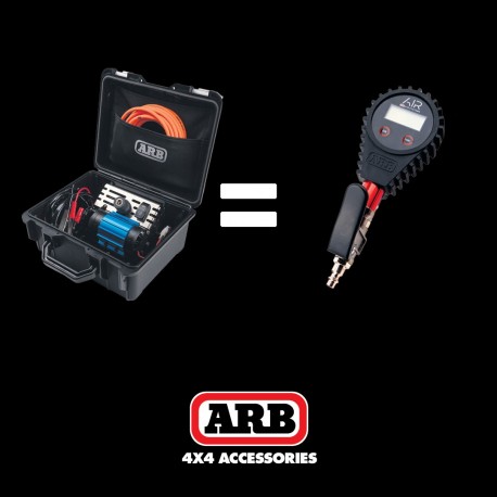 Pack promo compresseur ARB CKMP12 Manometre digital ARB601 offert 