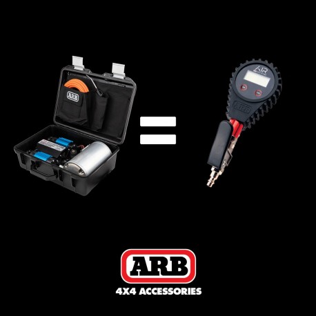 Pack promo compresseur ARB CKMTP12 Manometre digital ARB601 offert 