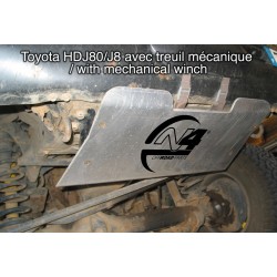 Protection moteur N4-OFFROAD Toyota HDJ80 12S Avec Treuil Mécanique