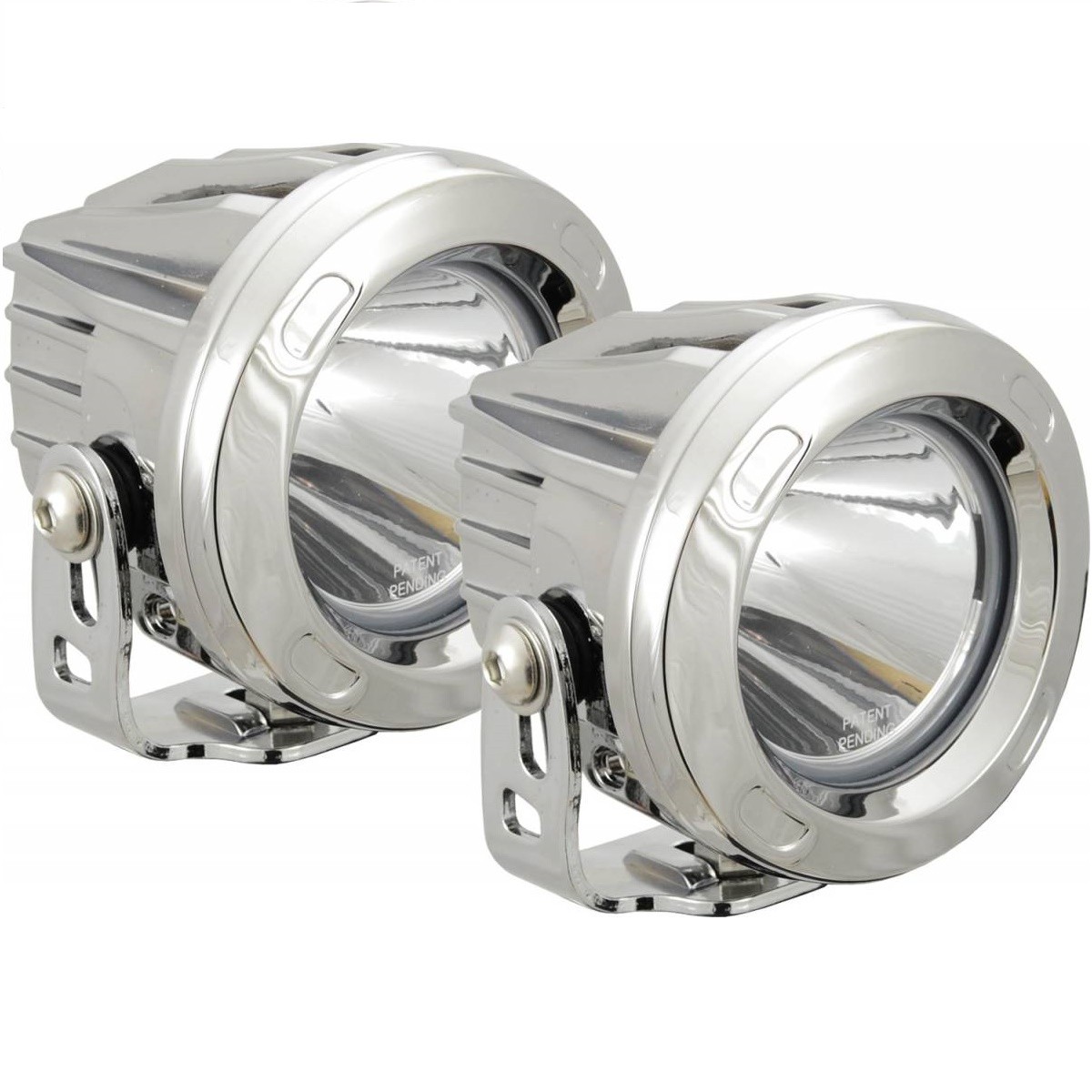 Phare LED Rond Ø3.7'' VISION X OPTIMUS Chrome 10W 1.052LM Faisceau Spot (LP) 10° (kit)