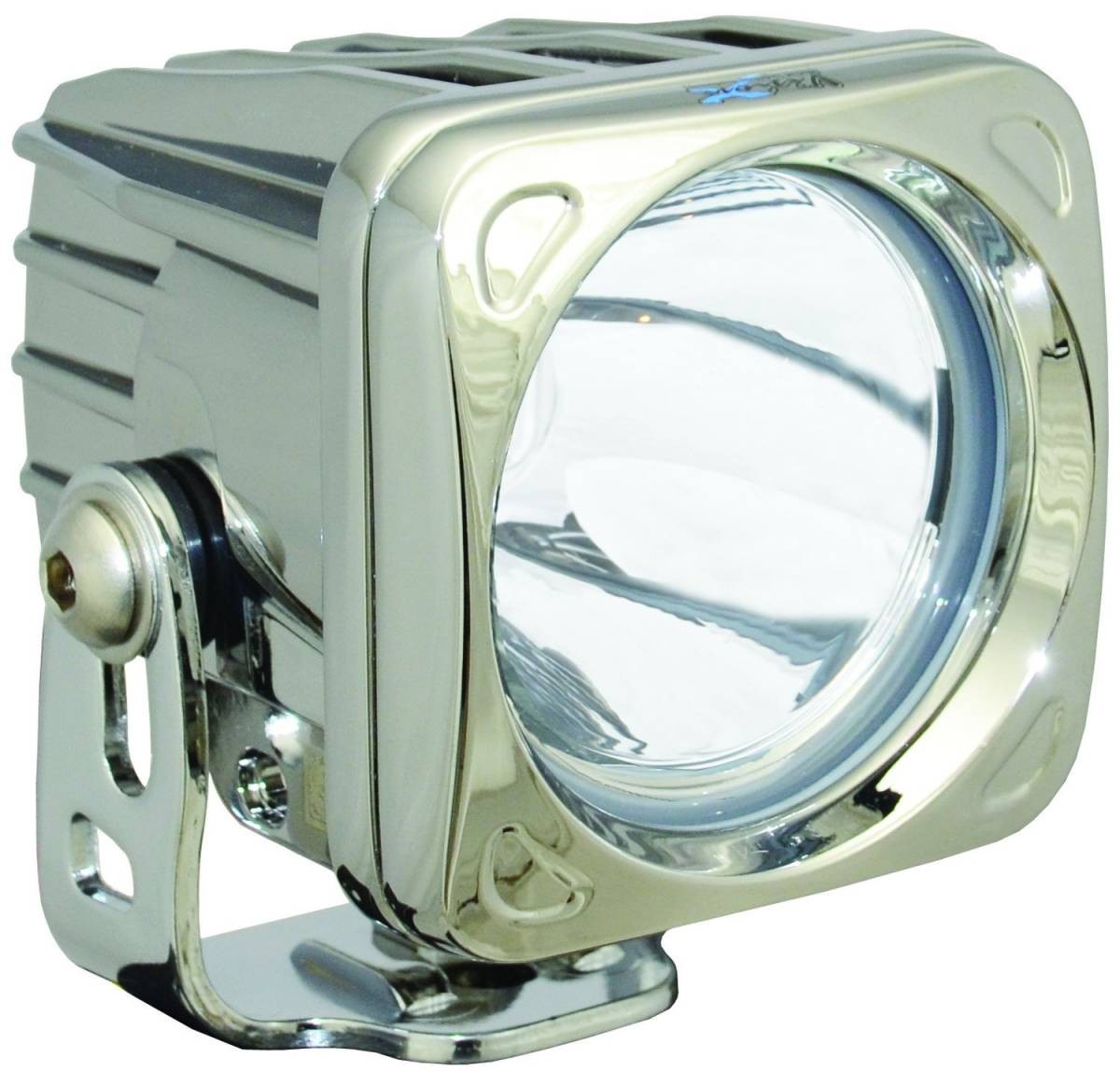 Phare LED Carré 3'' VISION X OPTIMUS Chrome 10W 1.052LM Faisceau Spot (LP) 10°