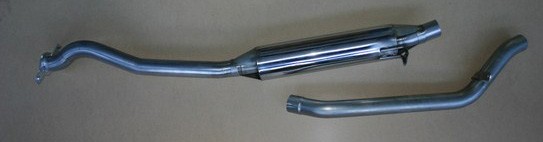 Intermédiaire avec silencieux et tube arrière non dissociable TECINOX MITSUBISHI L200 09/2002-2006