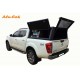 Hard-top aluminium ALU-CAB Explorer Noir Nissan Navara D40 2005-2015 Double Cab • Finition Hard Top : Parois Lisses