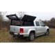 Hard-top aluminium ALU-CAB Explorer Noir Ford Ranger T6 2012+ Double Cab • Finition Hard Top : Parois Lisses