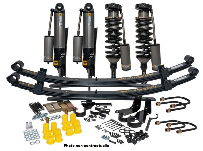 Kit Suspension OME Bp51 Rehausse Av +30mm Arr +45mm +0kg Toyota Hilux (2005-2015) Vigo KUN25/26 Diesel