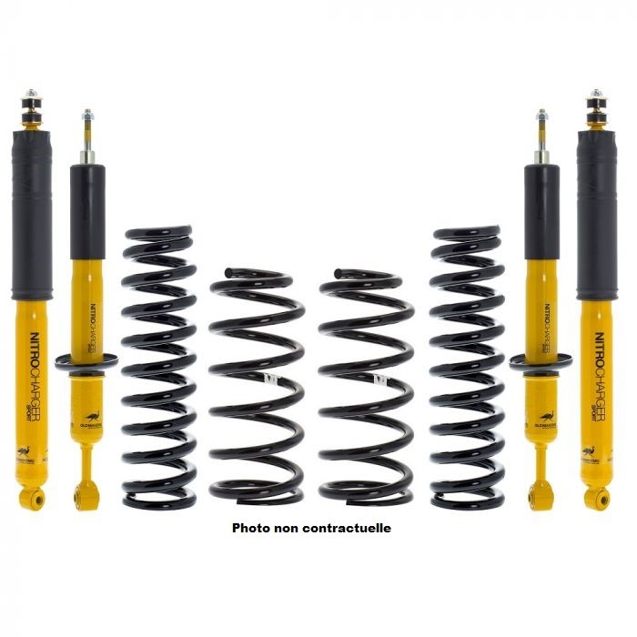 Kit Suspension OME Rehausse Av +35mm 00-50kg Arr +40mm +200kg Mitsubishi Pajero Diesel Swb 2000+