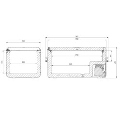 Glacière à compresseur 88 litres DOMETIC CFX3 100 12/24v 100/240v +10°c à -22°c