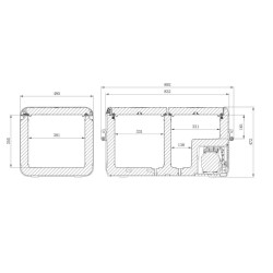 Glacière à compresseur DOMETIC CFX3 75DZ 12/24v 100/240v +10°c à -22°c (65L) CFX3-75DZ