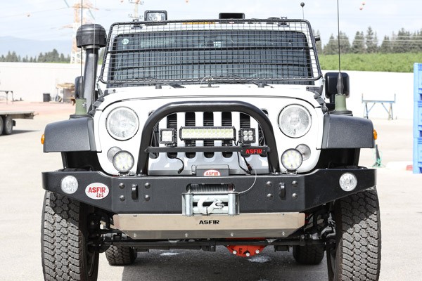 Grille de Protection Avant (Pare Brise) Jeep Jk