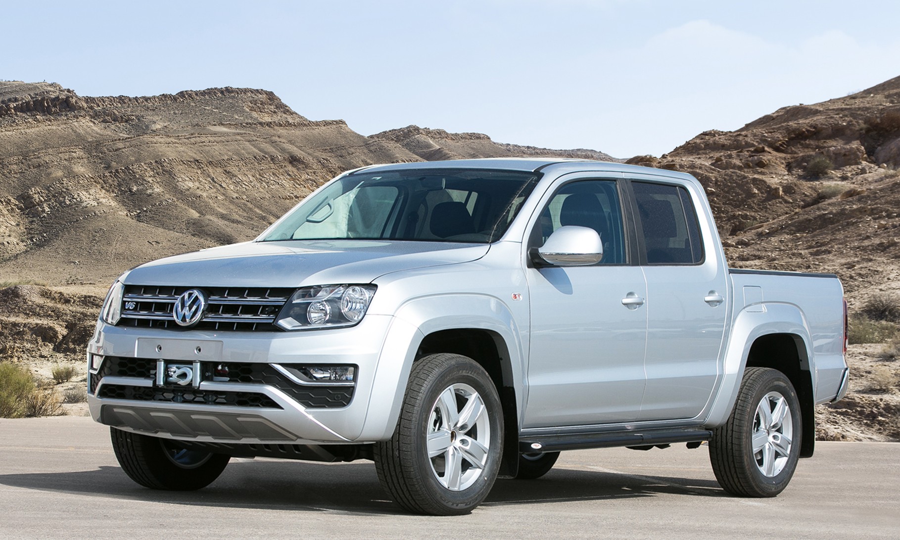 Marche Pied de Protection Gris Vw Amarok V6