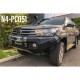 Pare choc avant N4 Toyota Hilux Revo 2015-2019 (platine treuil N4-PC200 en option) 