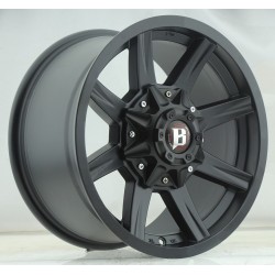 Jante Aluminium 4x4 BALLISTIC 956 9x17 6x139.7 CB106.1 ET+12 Black