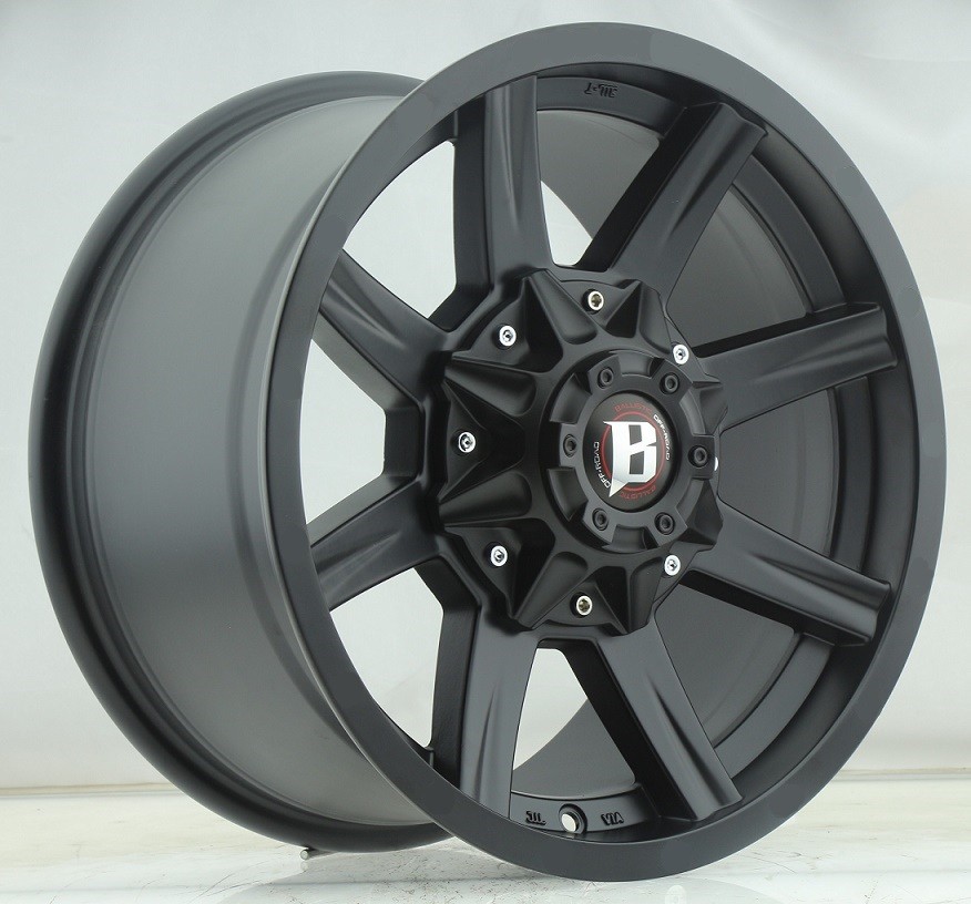 Jante Aluminium 4x4 BALLISTIC 956 9x17 6x139.7 CB106.1 ET+12 Black