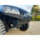 Pare-choc avant XXT ROCK ARMY en acier avec platine treuil intégrée et protection moteur 5mm Jeep Grand Cherokee WJ/WG 