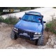 Pare-choc avant XXT ROCK ARMY en acier avec platine treuil intégrée et protection moteur 5mm Jeep Grand Cherokee WJ/WG 