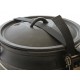 Faitout Potjie Pot n°3 et son support FRONT RUNNER sur galerie Slimline II