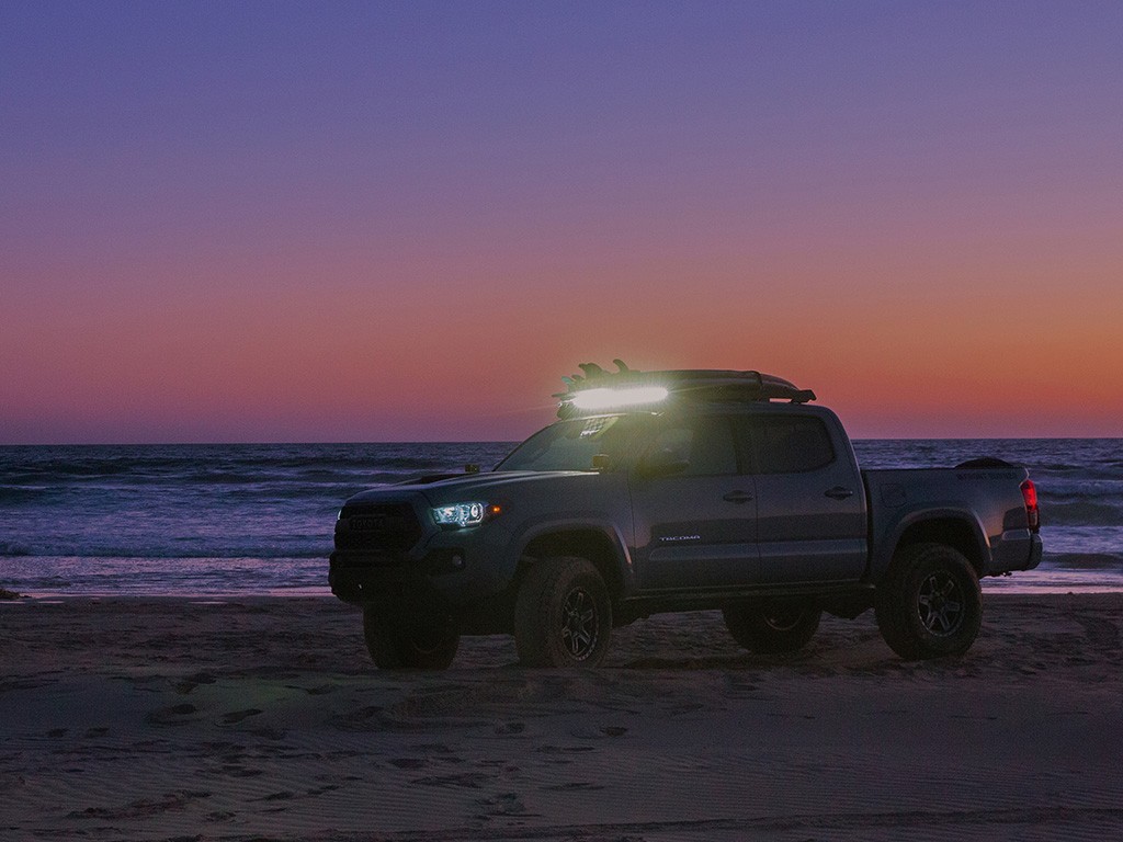 Galerie FRONT RUNNER Slimsport pour Toyota Tacoma (2005 - jusqu'à présent) / Prêt pour barre lumineuse