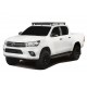 Kit de galerie Slimline II pour une Toyota Hilux Revo DC (2016 - jusqu'à présent) / Rails et Pieds 