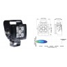 Phare de travail VISION X BLB Light Duty 5 LED 60 Degrés 