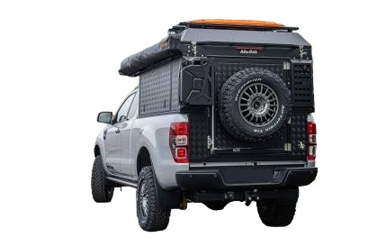 Canopy Camper ALU-CAB Noir Toyota Hilux Revo Double-Cab 2016+ 