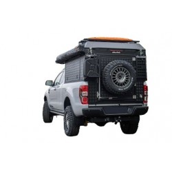 Cellule ALU-CAB Canopy Camper Noir Toyota Hilux Revo Extra-Cab 2016+ 