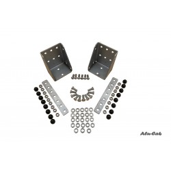 Kit de montage auvent ALU-CAB 270° sur barres de toit ALU-CAB