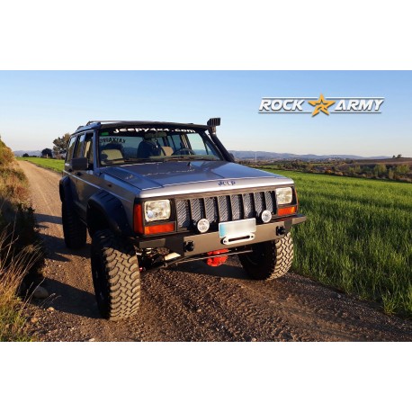 Pack pare-choc avant INT + pare-choc arrière ROCK ARMY Jeep Cherokee XJ 