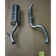 Silencieux central + tube arrière avec résonateur (pour cellule cc) TECINOX TOYOTA LAND CRUISER HZJ79 4.2L D 130HP (1999+) 