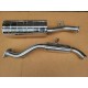 Silencieux central + tube arrière avec résonateur TECINOX TOYOTA LAND CRUISER HZJ78 4.2L D 130HP (1999+) 