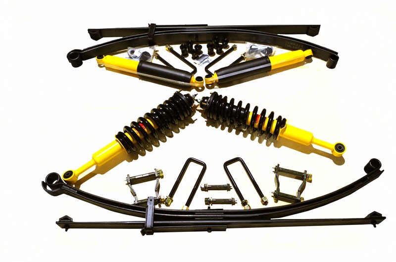 Kit suspension TERRAIN TAMER pré-assemblé et lames paraboliques +700kg • SK016A-P700 • Toyota Hilux (2005-2015) KUN25/26