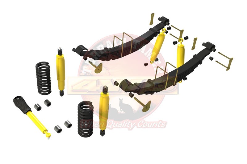 Kit suspension TERRAIN TAMER avec lames paraboliques +700kg • SK036-P700 • Toyota Land Cruiser 76 (2010+)