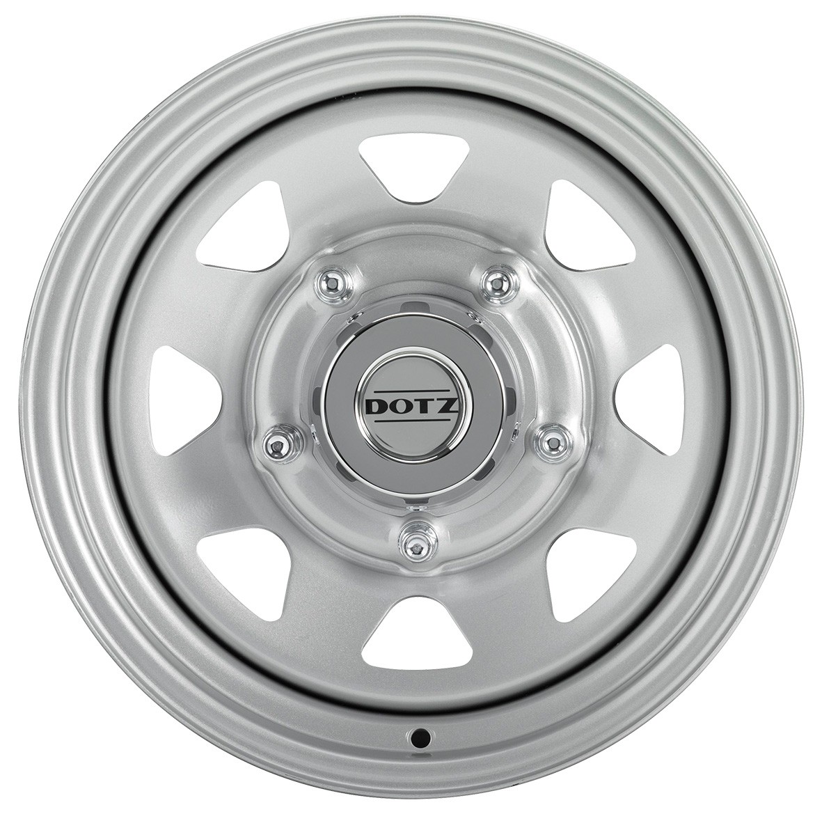 Jante acier off-road DOTZ DAKAR Silver (argent) 7x16 • 5x130 • ET40 • CB84.1