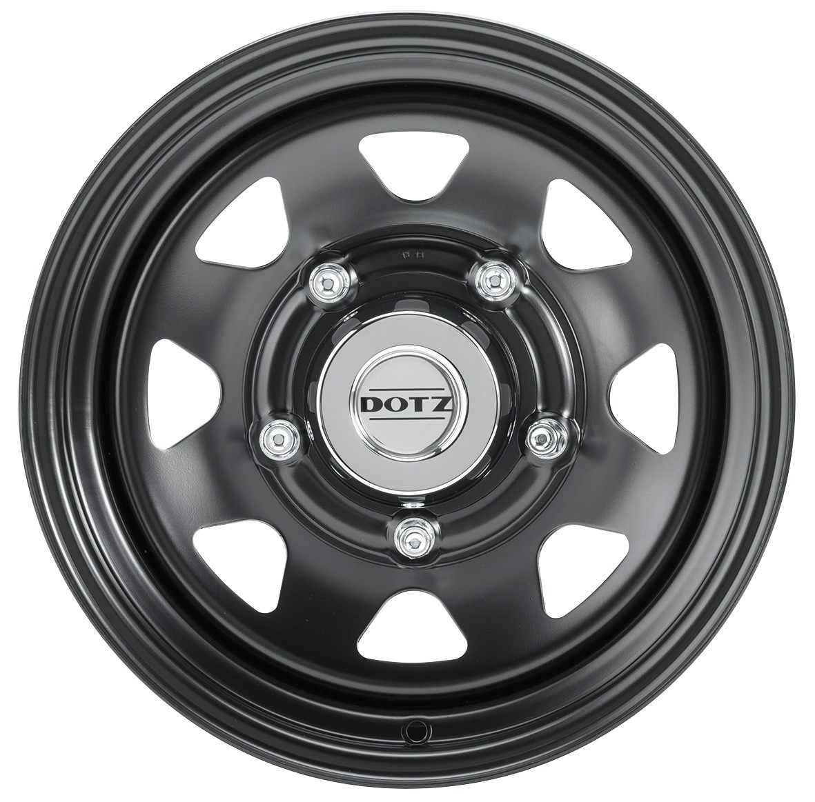 Jante off-road DOTZ DAKAR Dark (noir) 7x16 • 5x165.1 • ET-20 • CB122.5 • Poids 13,5kg