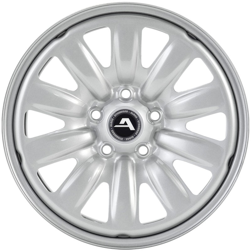 Jante acier ALCAR Hybridrad 01 Silver (argent) • 6,5x16 • 5x105 • ET41 • CB56,5 • Poids 10kg