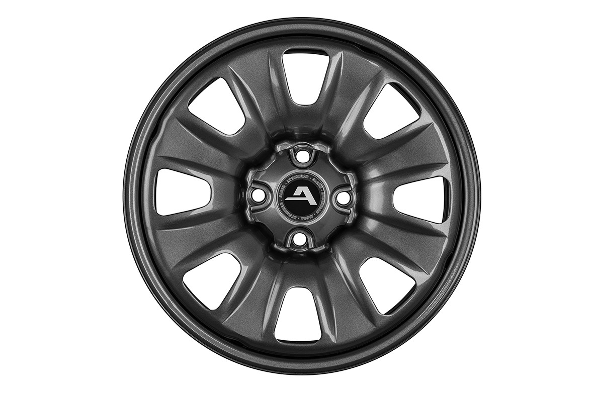 Jante acier ALCAR Hybridrad 02 Grey (anthracite) • 6x15 • 4x100 • ET40 • CB60 • Poids 9kg