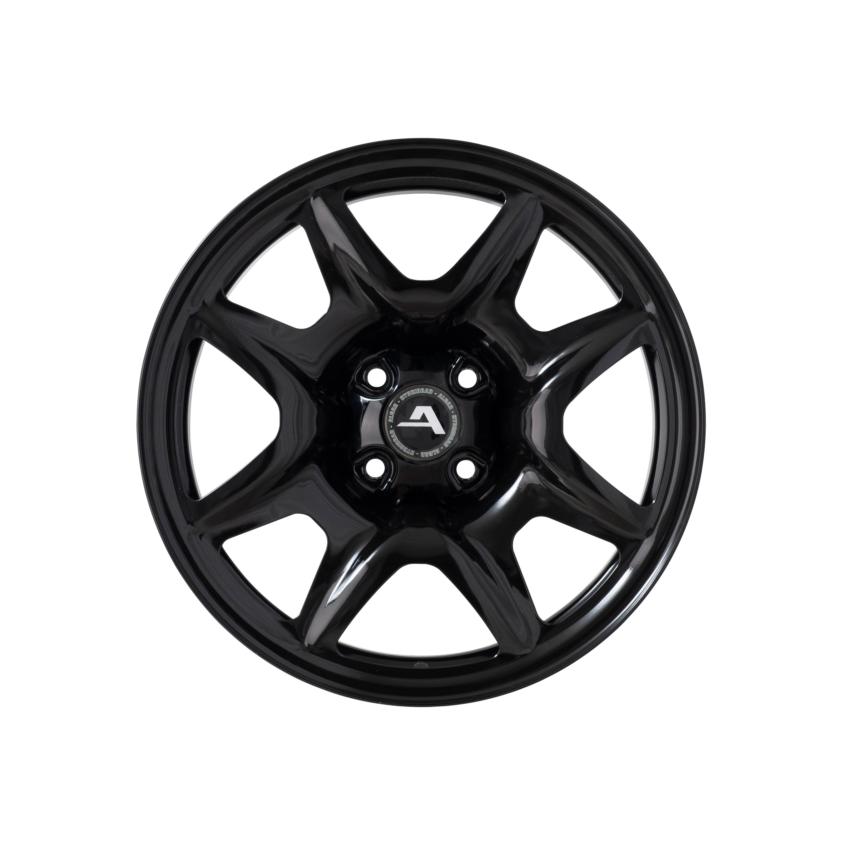 Jante acier ALCAR Hybridrad 04 Black (noir) • 6,5x16 • 4x108 • ET32 • CB65 • Poids 10kg