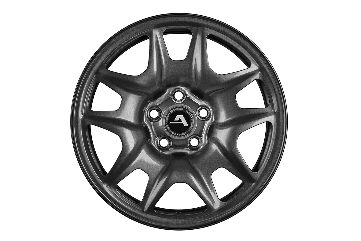 Jante acier ALCAR Hybridrad 05 Grey (anthracite) • 5,5x15 • 5x100 • ET40 • CB57 • Poids 9kg