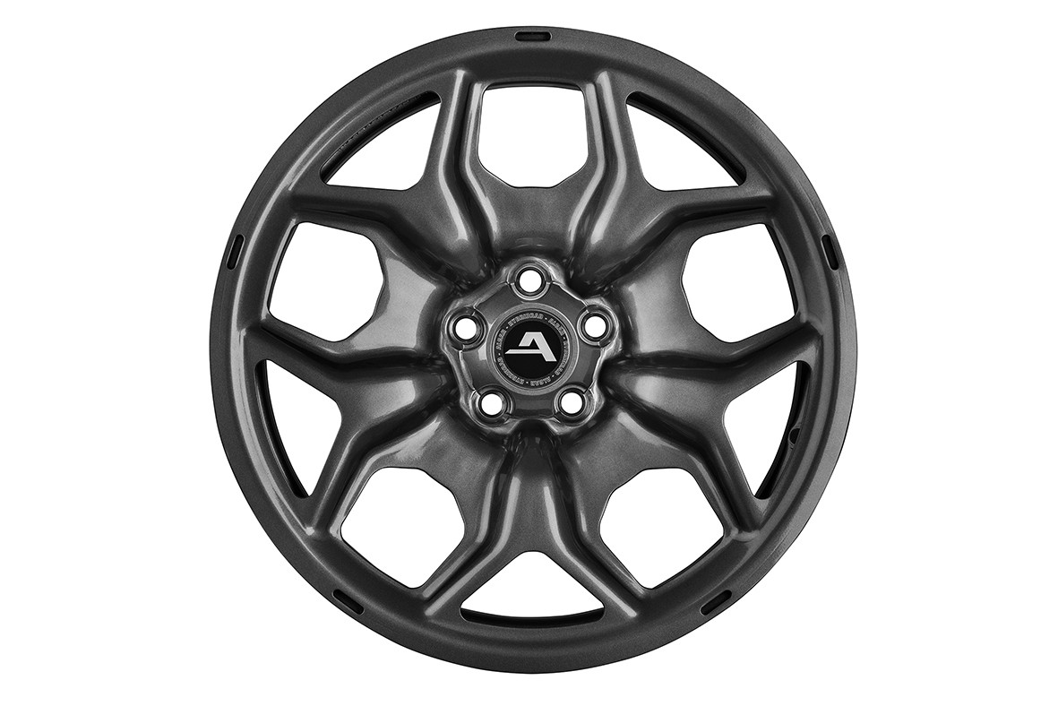 Jante acier ALCAR Hybridrad 07 Grey (anthracite) • 6,5x17 • 5x100 • ET39 • CB57 • Poids 12,5kg