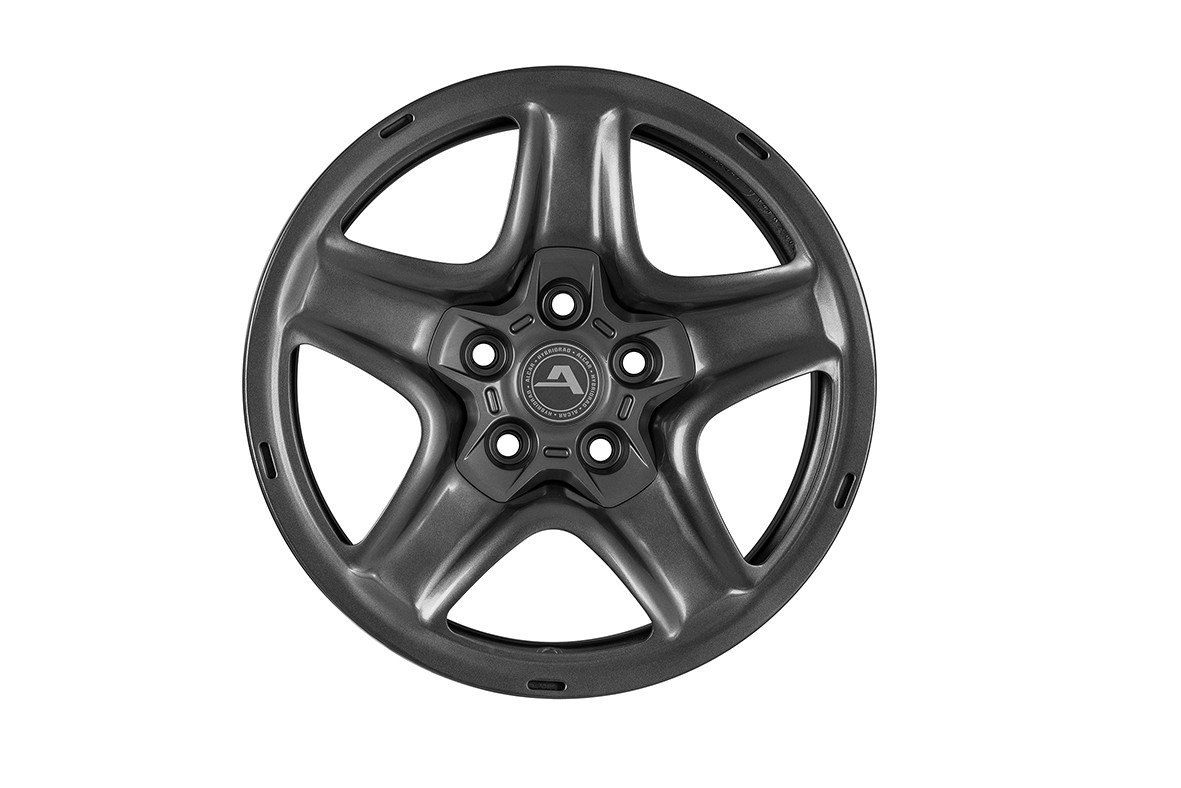 Jante acier ALCAR Hybridrad 09 Grey (anthracite) • 6,5x16 • 5x112 • ET41 • CB57 • Poids 10kg