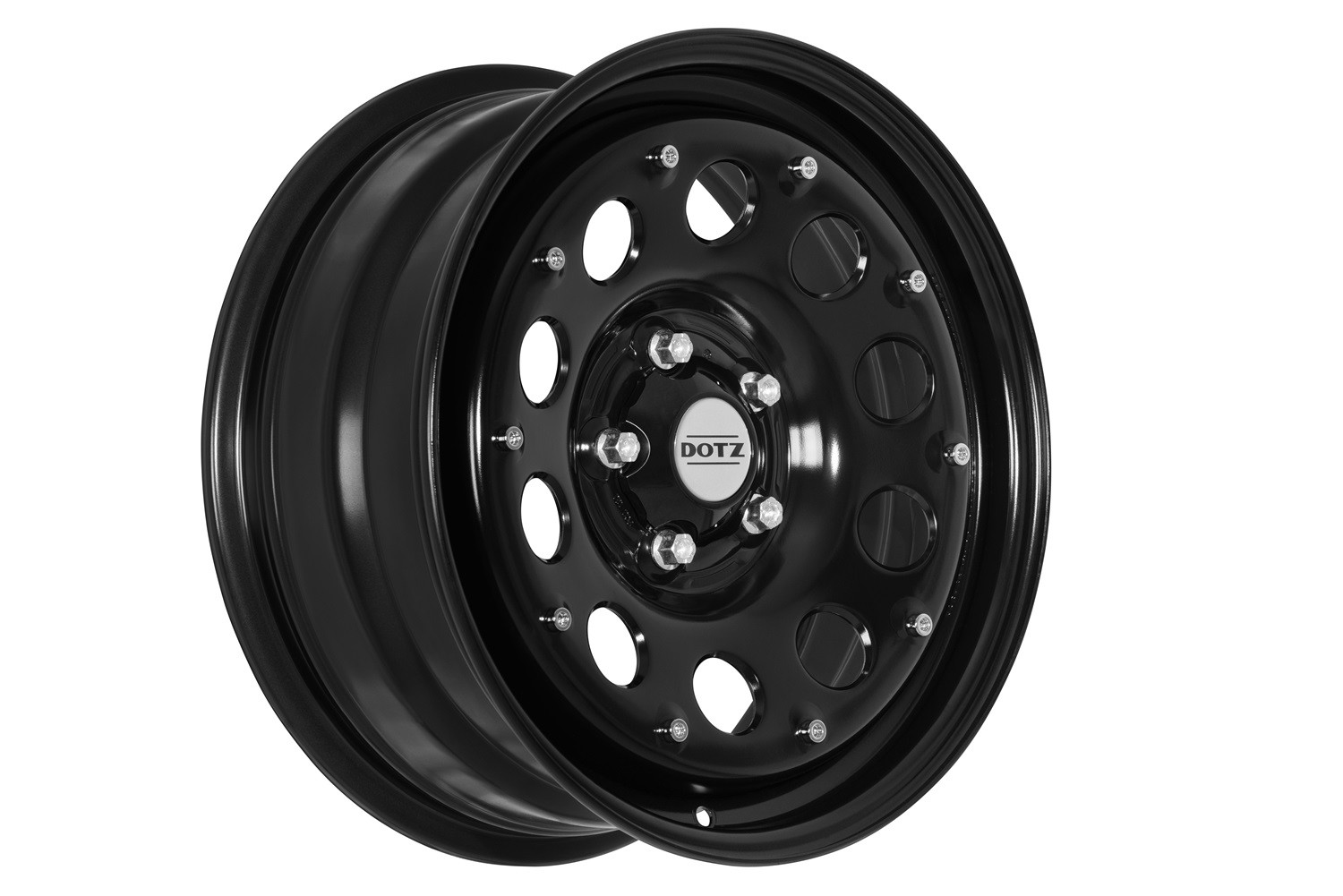 Jante acier off-road DOTZ MODULAR Beadlock Black (noir) 5,5x15 • 5x139.7 • ET5 • CB108,25