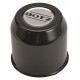 Cache moyeu fermé noir DOTZ 4X4 ZO5010D pour jantes acier DOTZ Dakar en 5x139.7 et en 6x139.7 CB110 