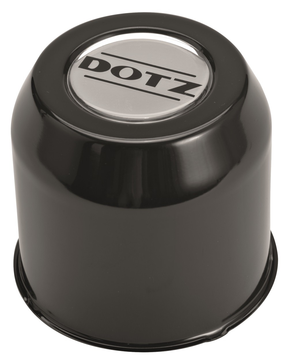 Cache moyeu fermé noir DOTZ 4X4 ZO5010D pour jantes acier DOTZ Dakar en 5x139.7 et en 6x139.7 CB110