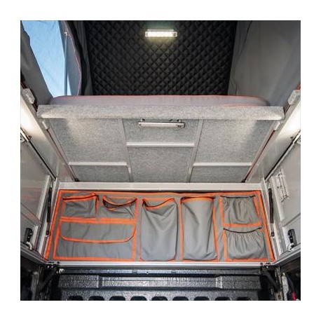 Sac de rangement mutlipoches en toile côté cabine pour Canopy Camper ALU-CAB (sauf LC79) 