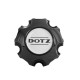 Cache moyeu noir DOTZ 4X4 ZX9100B9 pour jante acier DOTZ Dakar O2RP0B36 