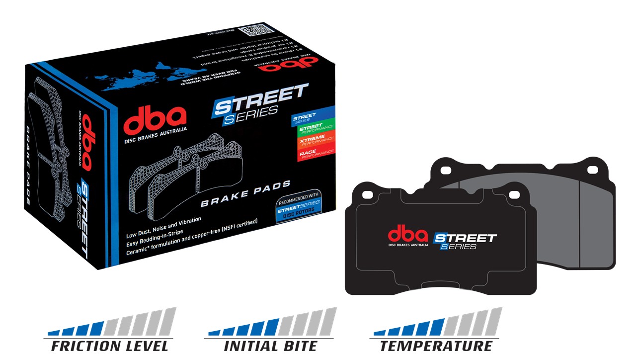 Plaquettes de frein avant DBA Street Series Ceramic • DB1116SS